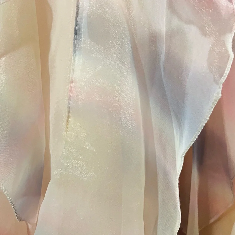 Rare Editions Pink and Cream Sequin Dress - Picture 4 of 11